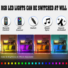 Load image into Gallery viewer, Vinyl Record Player Stand With Storage