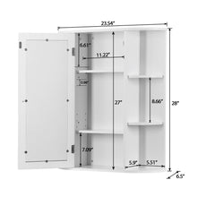 Load image into Gallery viewer, Wall Mounted Bathroom Cabinet With Mirror