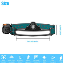 Load image into Gallery viewer, Rechargeable Headlamp Torch