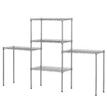 Load image into Gallery viewer, 5 tier Unit Adjustable Heavy-duty Metal Free Standing Shelf