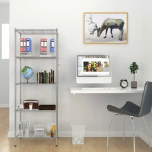 Load image into Gallery viewer, 5 tier Unit Adjustable Heavy-duty Metal Free Standing Shelf