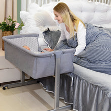 Load image into Gallery viewer, 3-in-1 Baby Bedside Co-Sleeper Bassinet