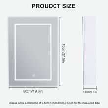Load image into Gallery viewer, Mirrored Bathroom Cabinet With Light