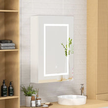 Load image into Gallery viewer, Mirrored Bathroom Cabinet With Light