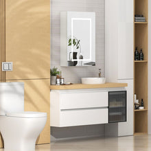 Load image into Gallery viewer, Mirrored Bathroom Cabinet With Light