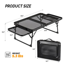Load image into Gallery viewer, 4.7 Ft Portable Folding Grill Table