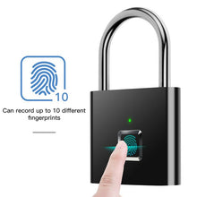 Load image into Gallery viewer, High Security Waterproof Smart Fingerprint Biometric Padlock