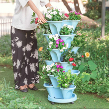 Load image into Gallery viewer, Stand Stacking Planters Strawberry Planting Pots