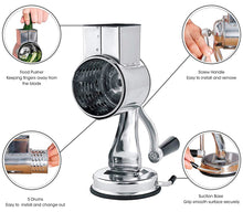 Load image into Gallery viewer, Multi-Functional Kitchen Rotary Food Grater/Shredder/Slicer
