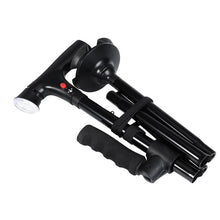 Load image into Gallery viewer, Multi-Functional Foldable LED Walking Cane