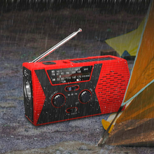 Load image into Gallery viewer, Solar Powered Emergency Hand Crank Weather Alert Radio 2000mAh