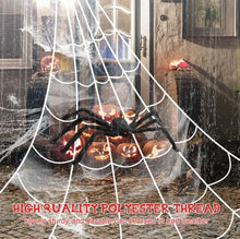 Load image into Gallery viewer, Spider Web Yard Decor Halloween Decorations