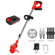 Load image into Gallery viewer, Powerful Electric Battery Operated Cordless Weed Eater - Grass Trimmer