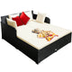 Large Modern Outdoor Patio Furniture Cushioned Daybed