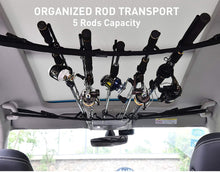Load image into Gallery viewer, Fishing Rod Carrying Straps (Fits 5 Rods)