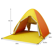 Load image into Gallery viewer, Family-Size Pop Up Outdoor Sun Shelter Beach Shade Tent Canopy