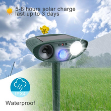 Load image into Gallery viewer, Ultrasonic Deer Repeller - Solar Powered