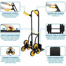 Load image into Gallery viewer, Heavy Duty Stair Climbing Convertible Hand Truck Dolly