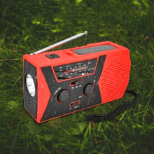 Load image into Gallery viewer, Solar Powered Emergency Hand Crank Weather Alert Radio 2000mAh