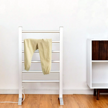 Load image into Gallery viewer, Powerful Freestanding Electric Heated Towel Warmer Drying Rack