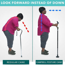 Load image into Gallery viewer, POSTURE CANE - WALKING STICK FOR ELDERLY