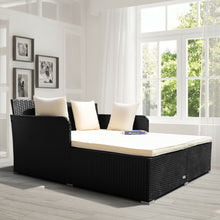 Load image into Gallery viewer, Large Modern Outdoor Patio Furniture Cushioned Daybed