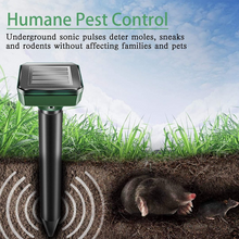 Load image into Gallery viewer, 4Pcs Ultrasonic Solar Mole and Groundhog Repellent Gopher - Repellent Pest Rodent
