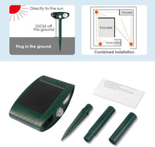 Load image into Gallery viewer, Ultrasonic Deer Repeller - Solar Powered