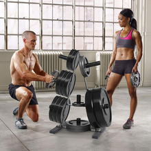 Load image into Gallery viewer, Heavy Duty Bumper Plate Storage Weight Tree Rack
