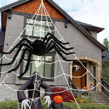 Load image into Gallery viewer, Spider Web Yard Decor Halloween Decorations