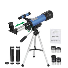 Load image into Gallery viewer, Space Telescope Pro for Beginners Equipped with 150X magnification and 3X Barlow lens Blue