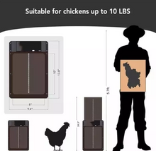 Load image into Gallery viewer, Automatic Chicken Coop Door with Light Sensing