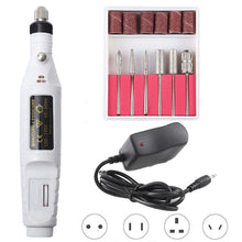 Load image into Gallery viewer, Portable Electric Nail File Drill Machine Kit
