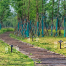 Load image into Gallery viewer, 4Pcs Ultrasonic Solar Mole and Groundhog Repellent Gopher - Repellent Pest Rodent