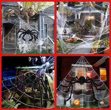 Load image into Gallery viewer, Spider Web Yard Decor Halloween Decorations