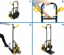 Load image into Gallery viewer, Heavy Duty Stair Climbing Convertible Hand Truck Dolly