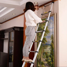 Load image into Gallery viewer, Compact Telescoping Attic Access Folding Ladder Loft Stairs