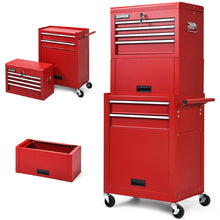 Load image into Gallery viewer, 24'' Large Tool Chest w/Drawers & Wheels