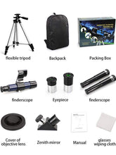 Load image into Gallery viewer, Space Telescope Pro for Beginners Equipped with 150X magnification and 3X Barlow lens Blue