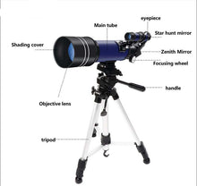 Load image into Gallery viewer, Space Telescope Pro for Beginners Equipped with 150X magnification and 3X Barlow lens Blue
