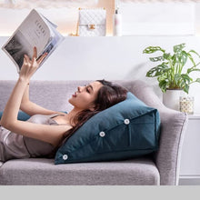 Load image into Gallery viewer, Luxury Back Wedge Bed Pillow For Back Pain