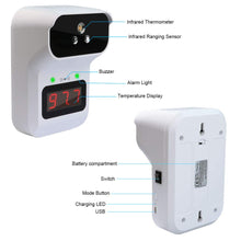 Load image into Gallery viewer, Infrared Thermometer + Automatic Soap Dispenser