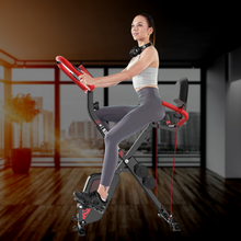 Load image into Gallery viewer, Space Saving Upper / Lower Body Motion Recumbent Exercise Bike