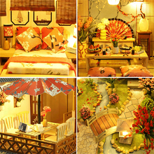 Load image into Gallery viewer, Large Realistic Wooden Doll House With LED Lights