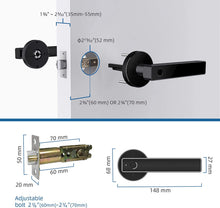 Load image into Gallery viewer, Smart Fingerprint Biometric Door Lock Handle Knob