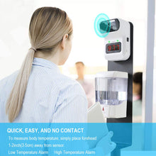 Load image into Gallery viewer, Infrared Thermometer + Automatic Soap Dispenser