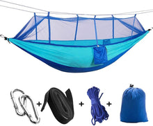 Load image into Gallery viewer, All-In-One Double Person Lightweight Backpacking Camping Hammock Tent With Mosquito Net