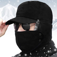 Load image into Gallery viewer, Premium Mens Winter Cold Weather Snow Hat With Ear Flaps And Brim