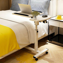 Load image into Gallery viewer, Premium Adjustable Over Bed Table Rolling Height Angle Stand