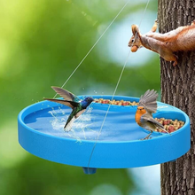 Load image into Gallery viewer, Heated Modern Winter Outdoor Garden Porch Hummingbird Bird Bath